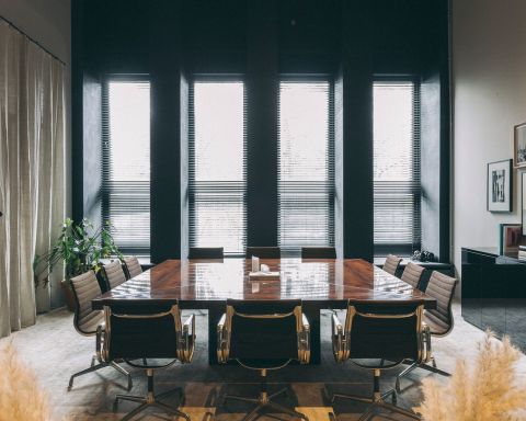 The board room at Fosbury and Sons Harmony - coworking Antwerp