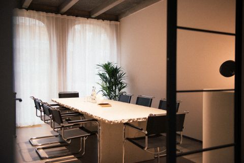 Marble meeting room at Fosbury and Sons Boitsfort - coworking Brussels